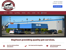 Tablet Screenshot of dogtownpdx.com